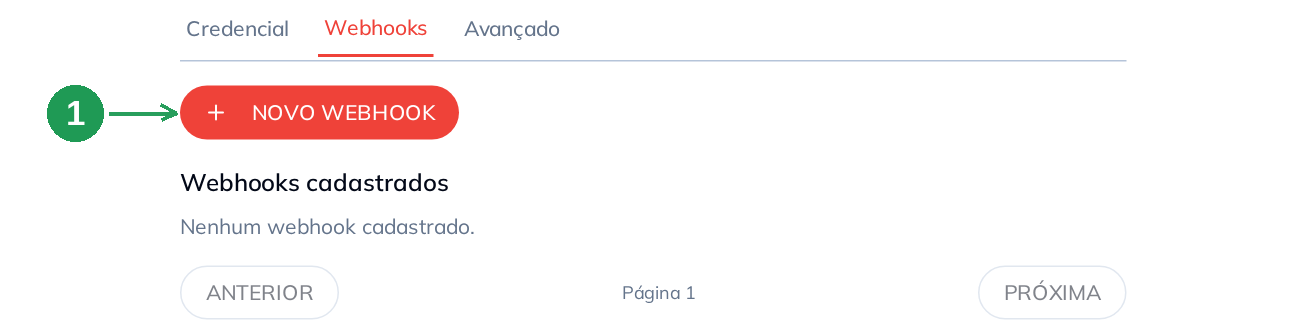 Aba Webhooks da API Aberta no BeeFood