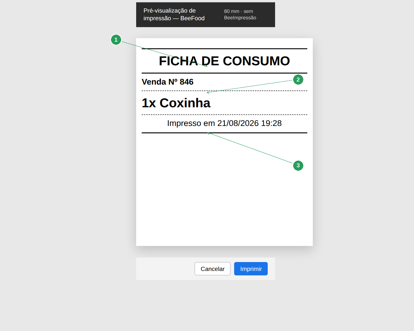 Preview da ficha individual da Coxinha
