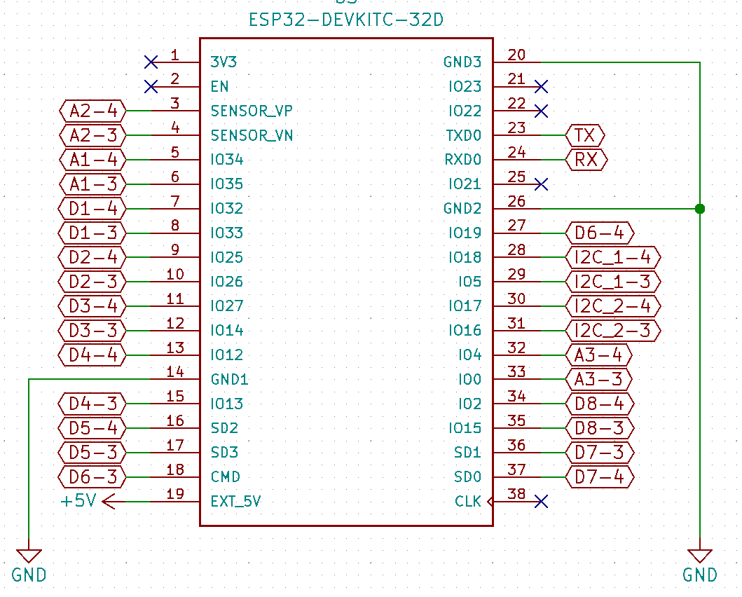 Grove adaptor panel, from the project README