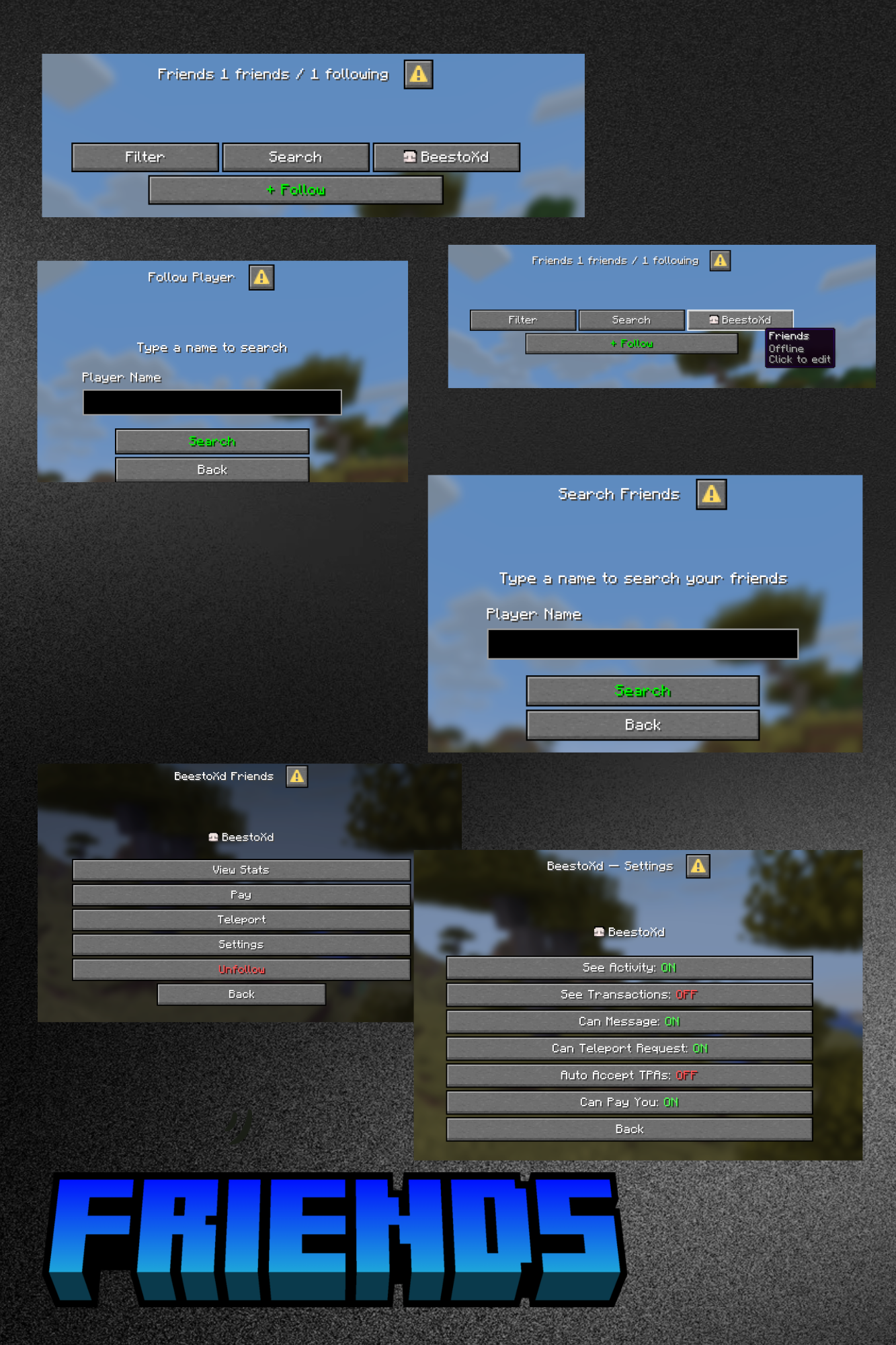 Friends - UltimateDonutSMP V2