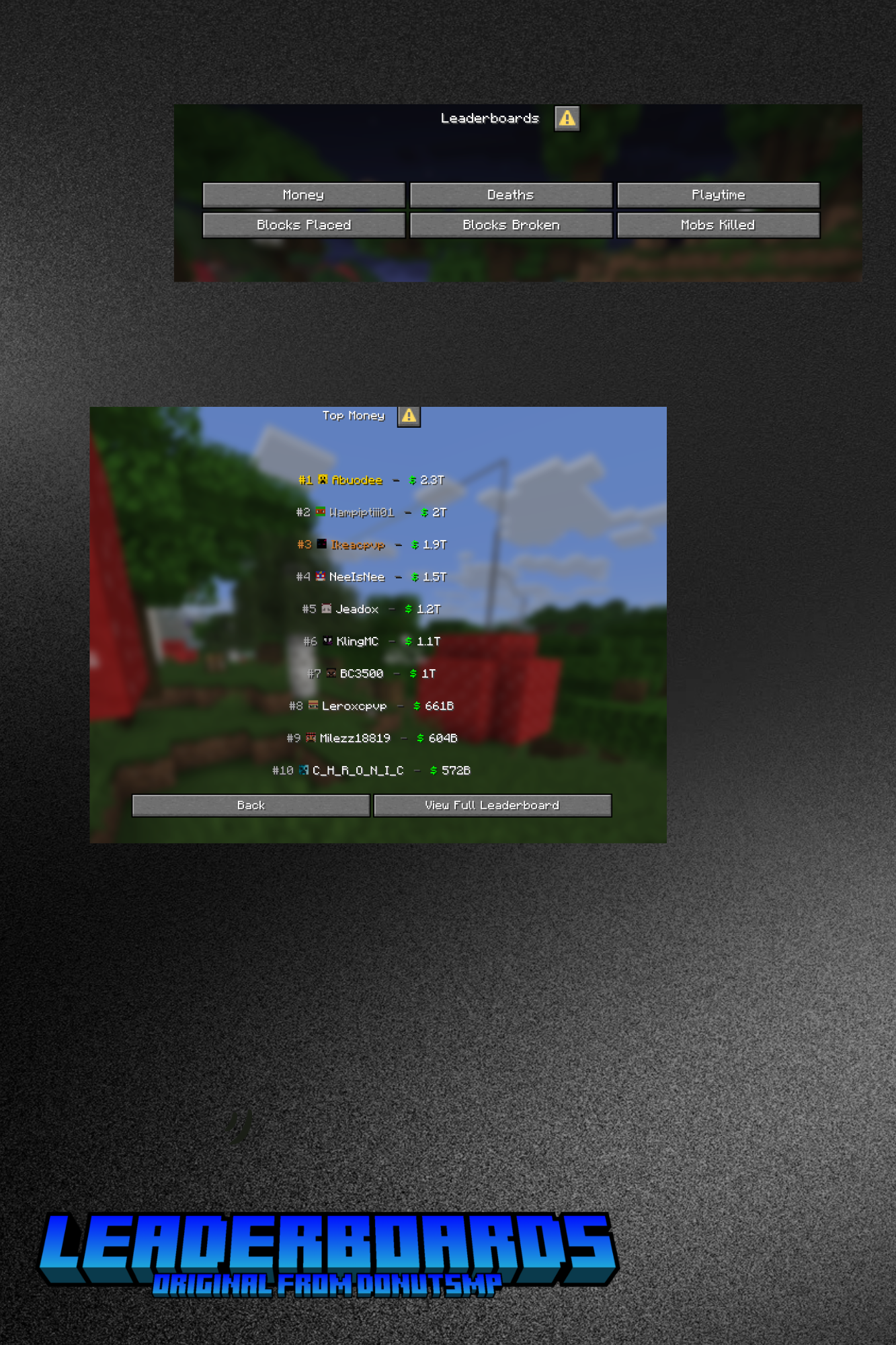 Leaderboards - Original DonutSMP