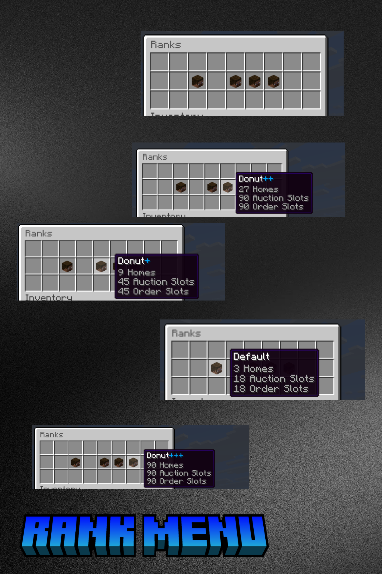 Rank Menu - UltimateDonutSMP V2