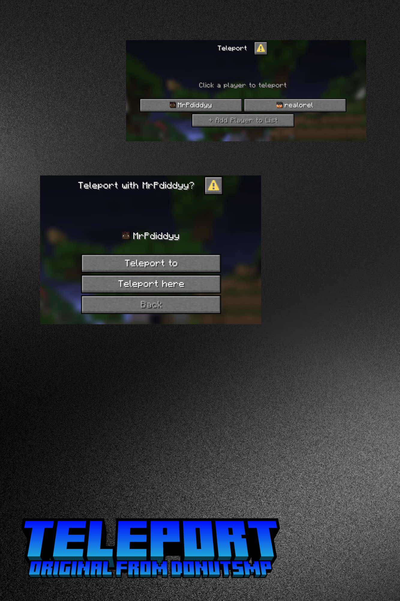 Teleport - Original DonutSMP