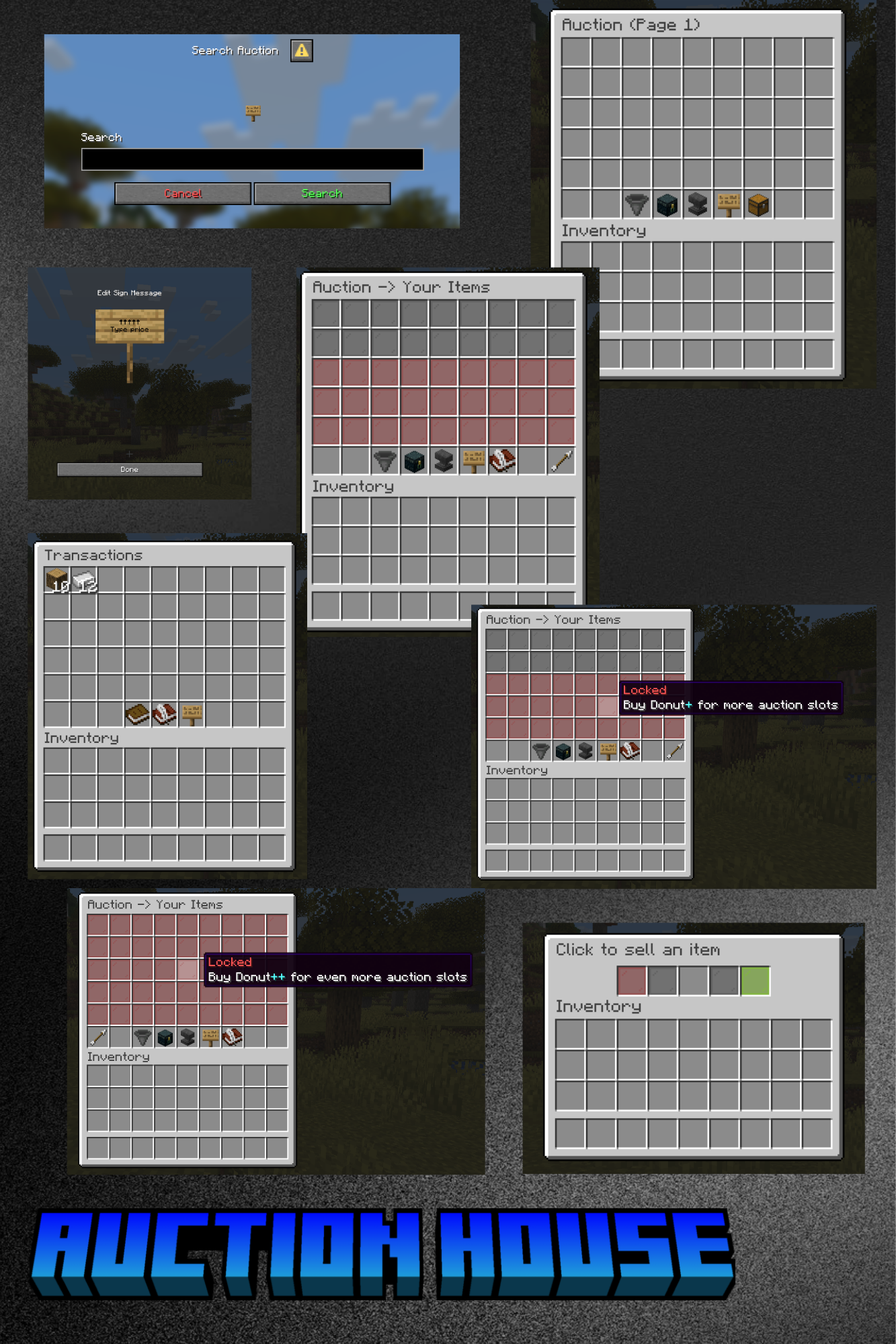 Auction House - UltimateDonutSMP V2
