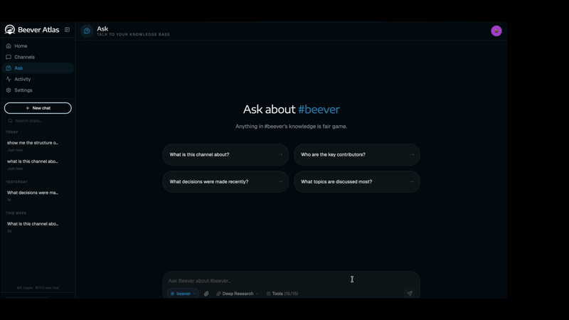QA agent answering demo