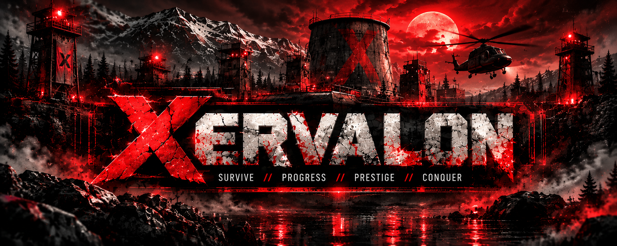 XERVALON | 100X PVE | LEGENDARY WEAPONS | RAID BASES | BOSSES image