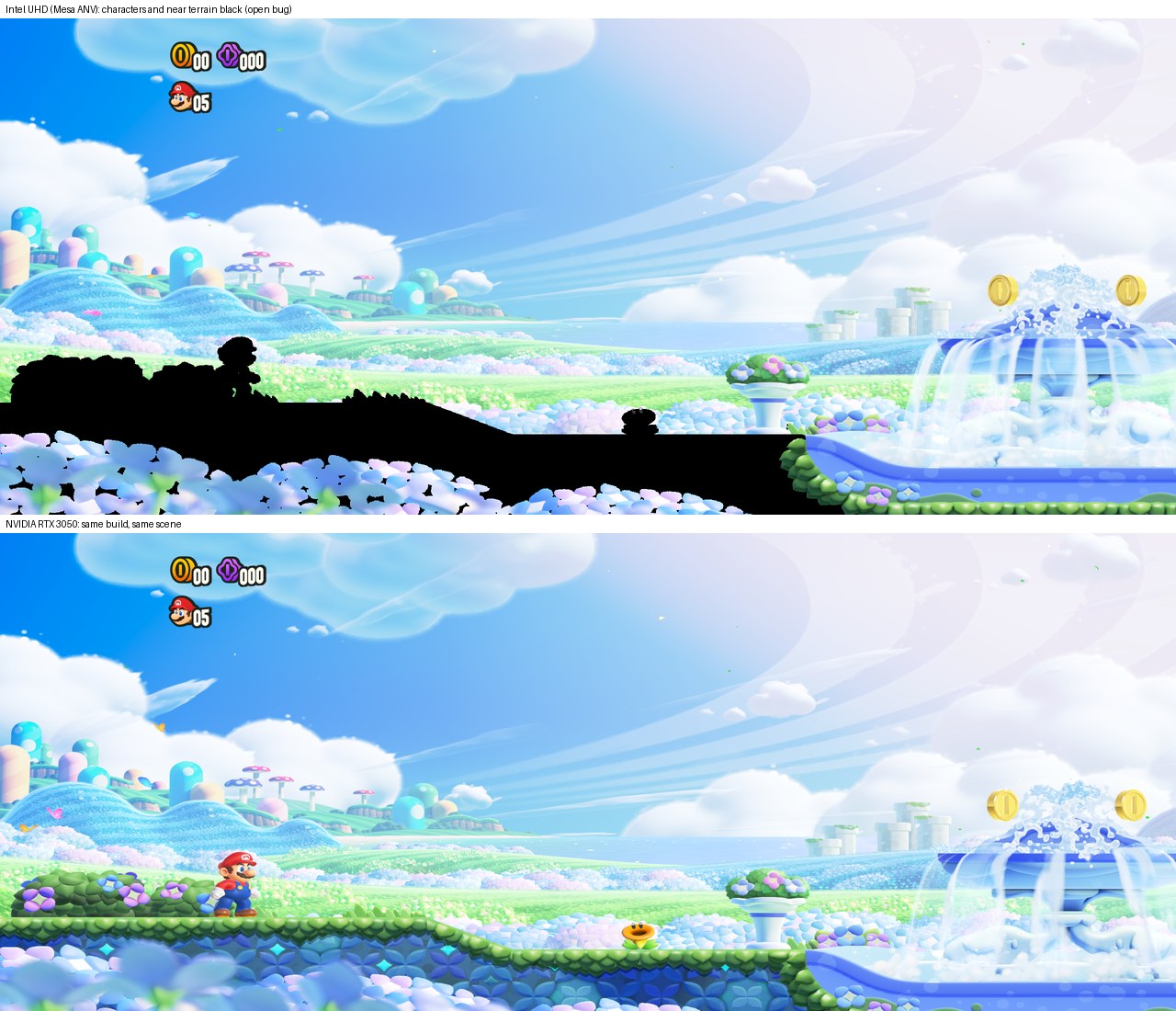Intel vs RTX before the fix