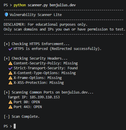 Scanner Preview