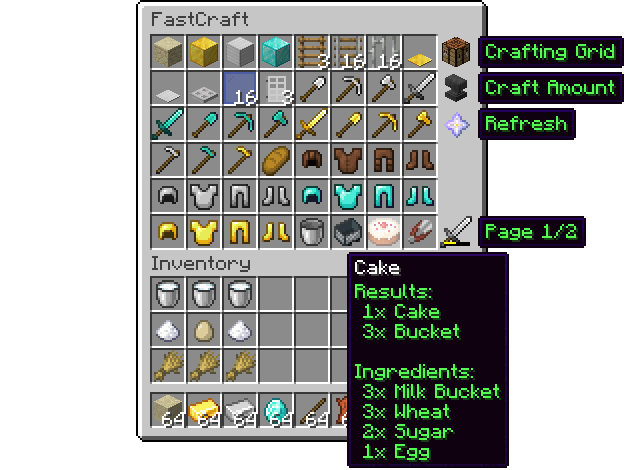 FastCraft GUI