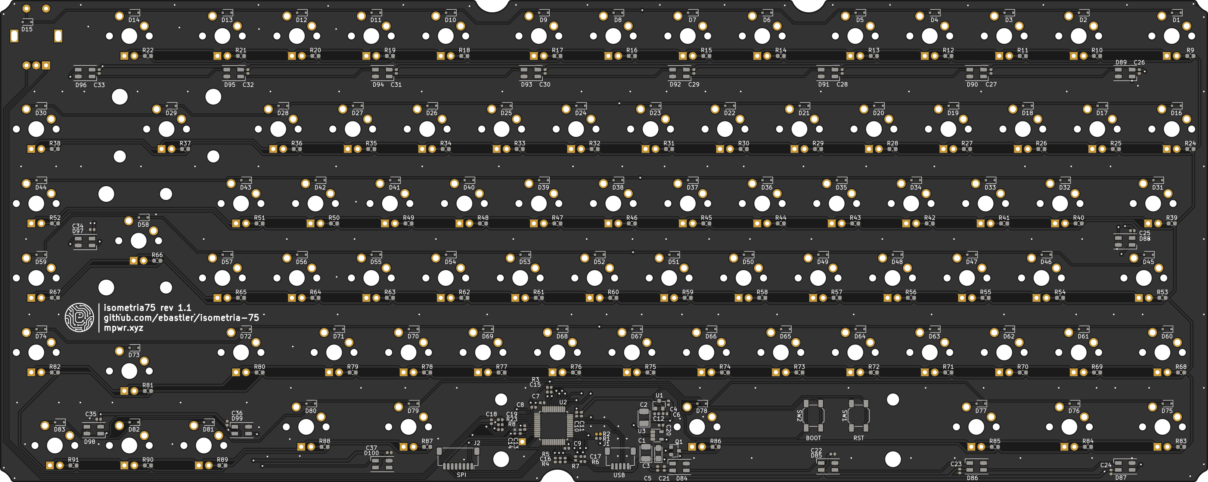 Isometria-75-pcb iso, from the project README
