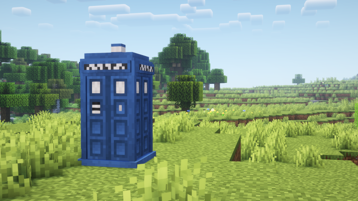 Tardis in field