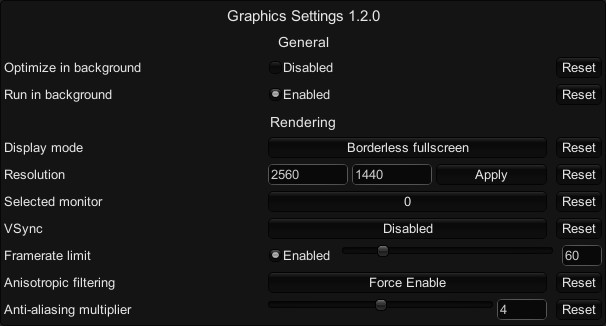 BepInEx GraphicsSettings | Thunderstore - The Lethal Company Mod Database