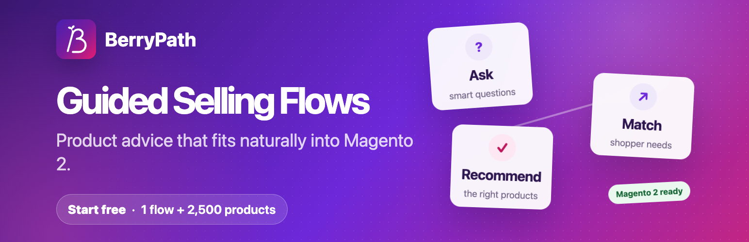 BerryPath Guided Selling Flows for Magento 2