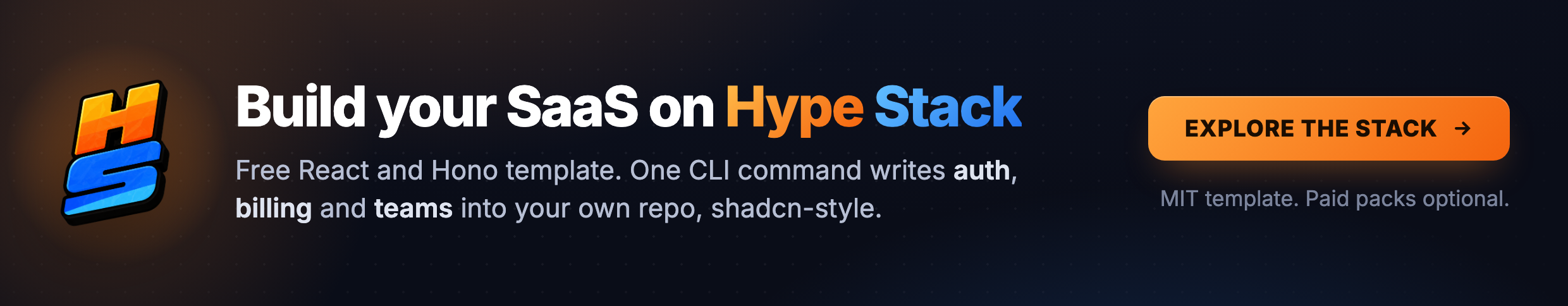 Build your SaaS on Hype Stack