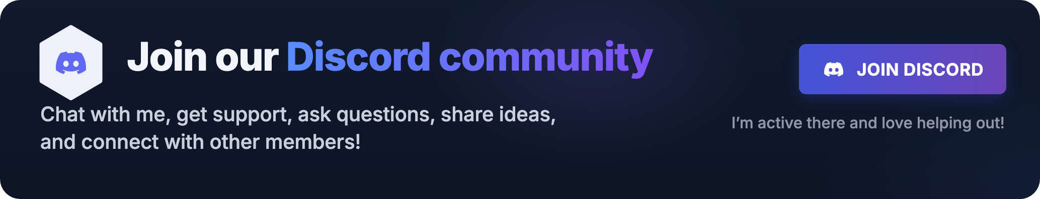 Join our Discord community