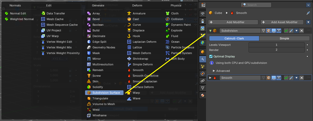 Add Modifier