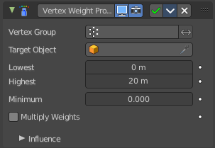 Vertex Weight Proximity