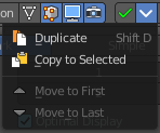 Header menu