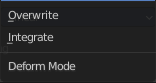 Deform Mode