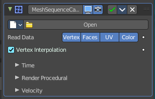 Mesh Sequence Cache