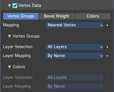 Vertex data