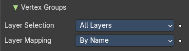 Vertex Groups