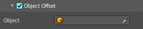 Object Offset subpanel