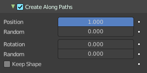 Create Along Paths