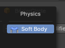 Physics modifiers (Mesh)