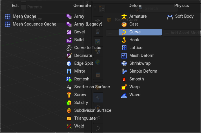 Object types with modifiers