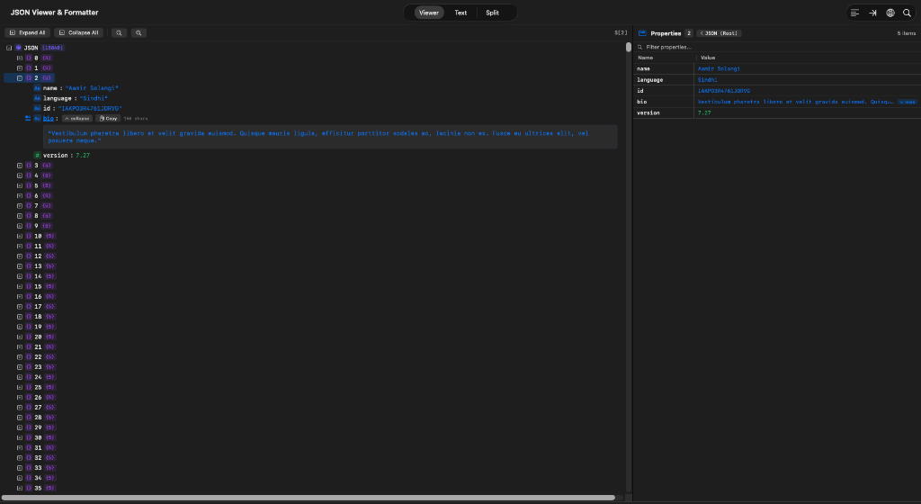 Property Grid Inspector and Jump Navigation