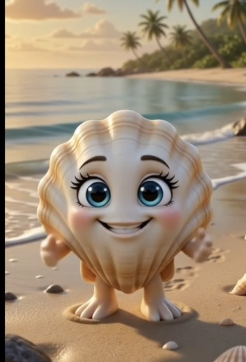 Oi eu sou a Conchinha da TV Piúma