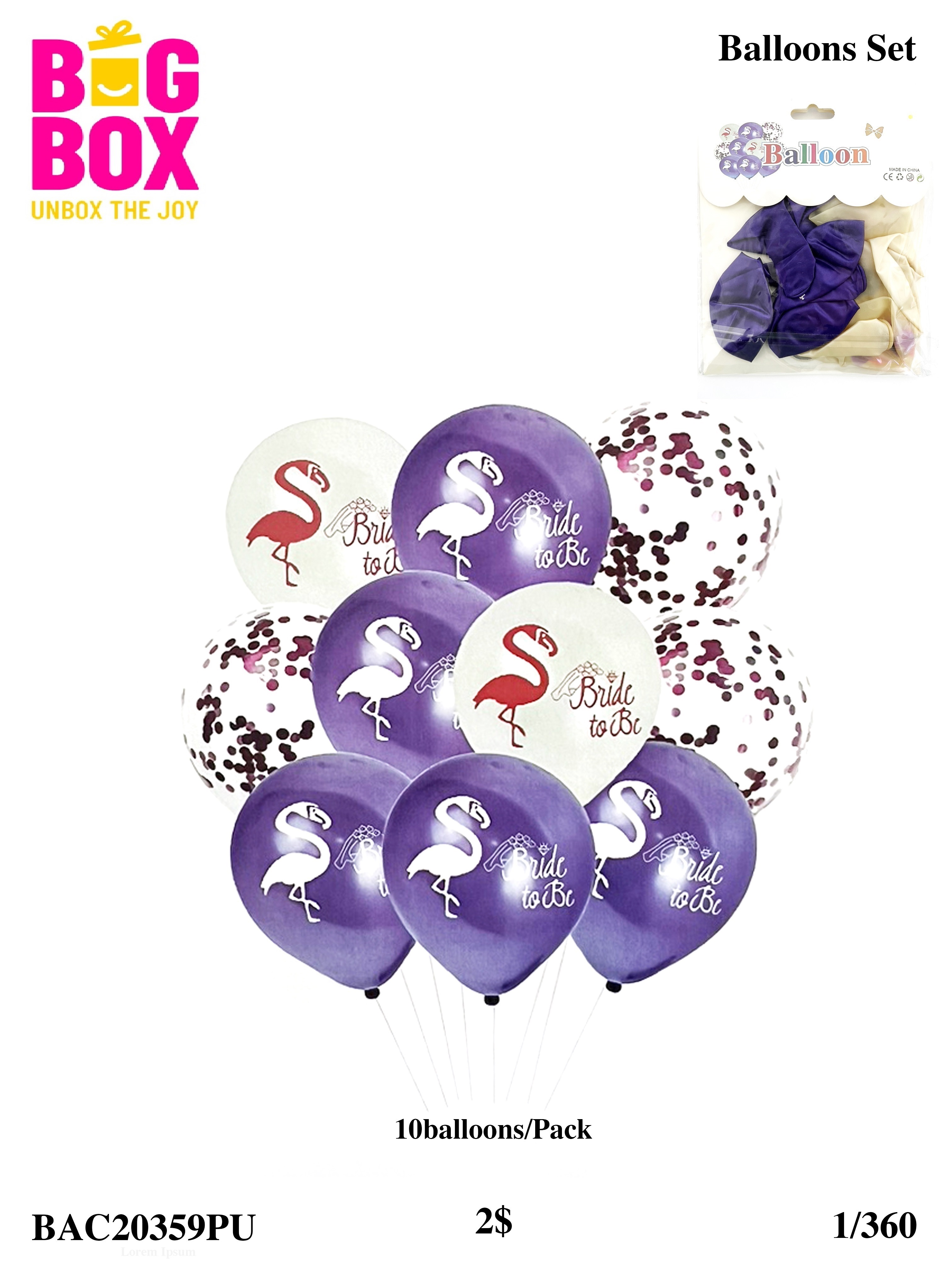 Balloons BAC20359PU