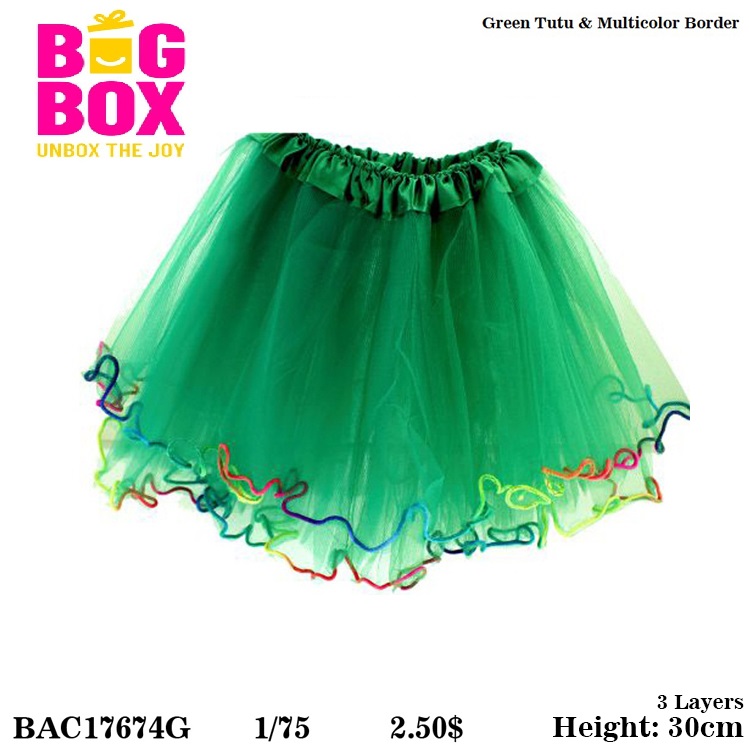 Tutu Multicolor Border BAC17674G