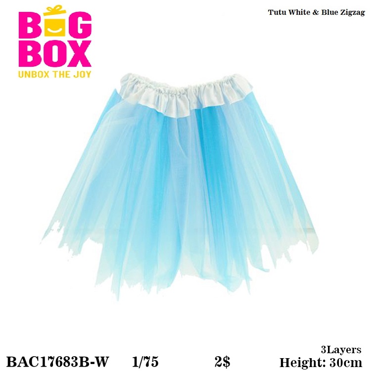 Tutu Zig Zag Border & Mix Color BAC17683B-W