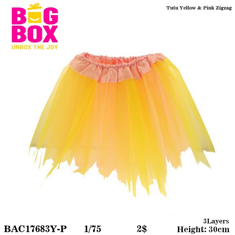 Tutu Zig Zag Border & Mix Color BAC17683Y-P