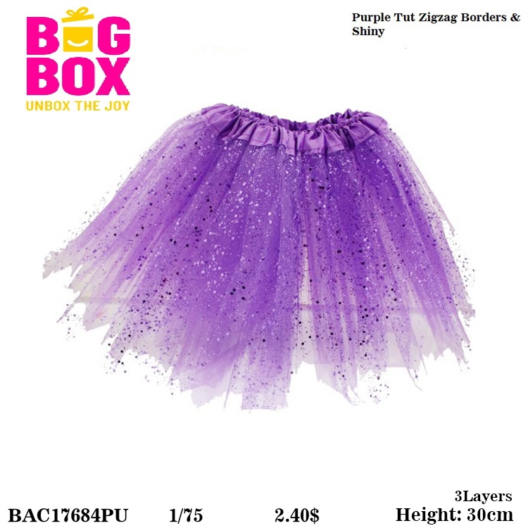 Tutu Zig Zag Border & Shiny BAC17684PU