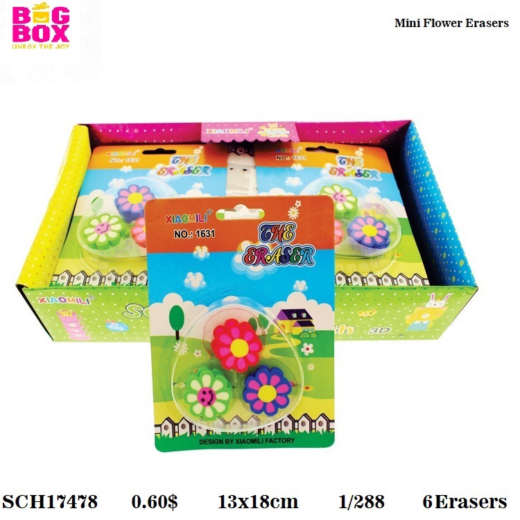 Erasers + Sharpener SCH17478