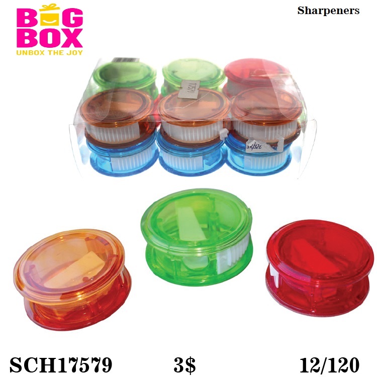 Erasers + Sharpener SCH17579