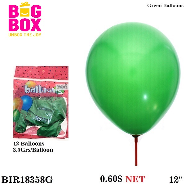 Balloons , Sticks & Inflators BIR18358G
