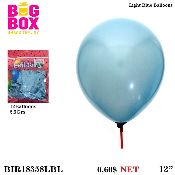 Balloons , Sticks & Inflators BIR18358LBL