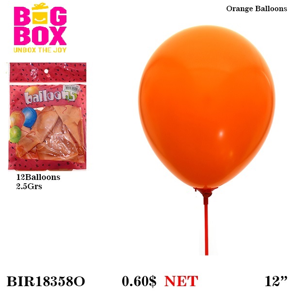Balloons , Sticks & Inflators BIR18358O