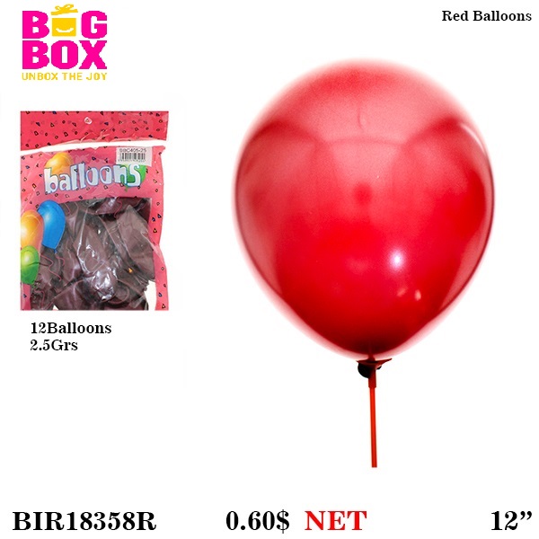 Balloons , Sticks & Inflators BIR18358R