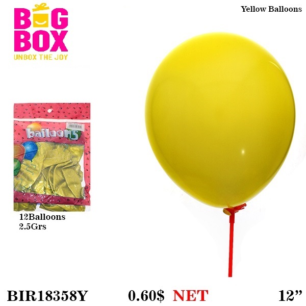 Balloons , Sticks & Inflators BIR18358Y
