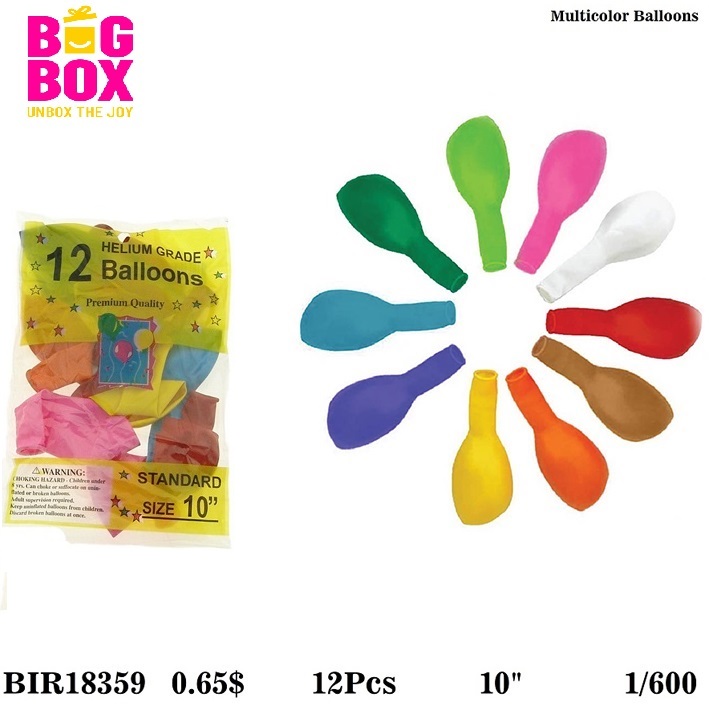 Balloons , Sticks & Inflators BIR18359