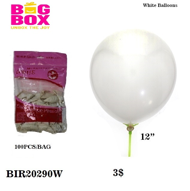 Balloons , Sticks & Inflators BIR20290W