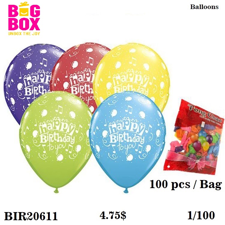 Balloons , Sticks & Inflators BIR20611