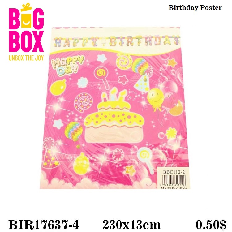 Banners & Posters BIR17637-4