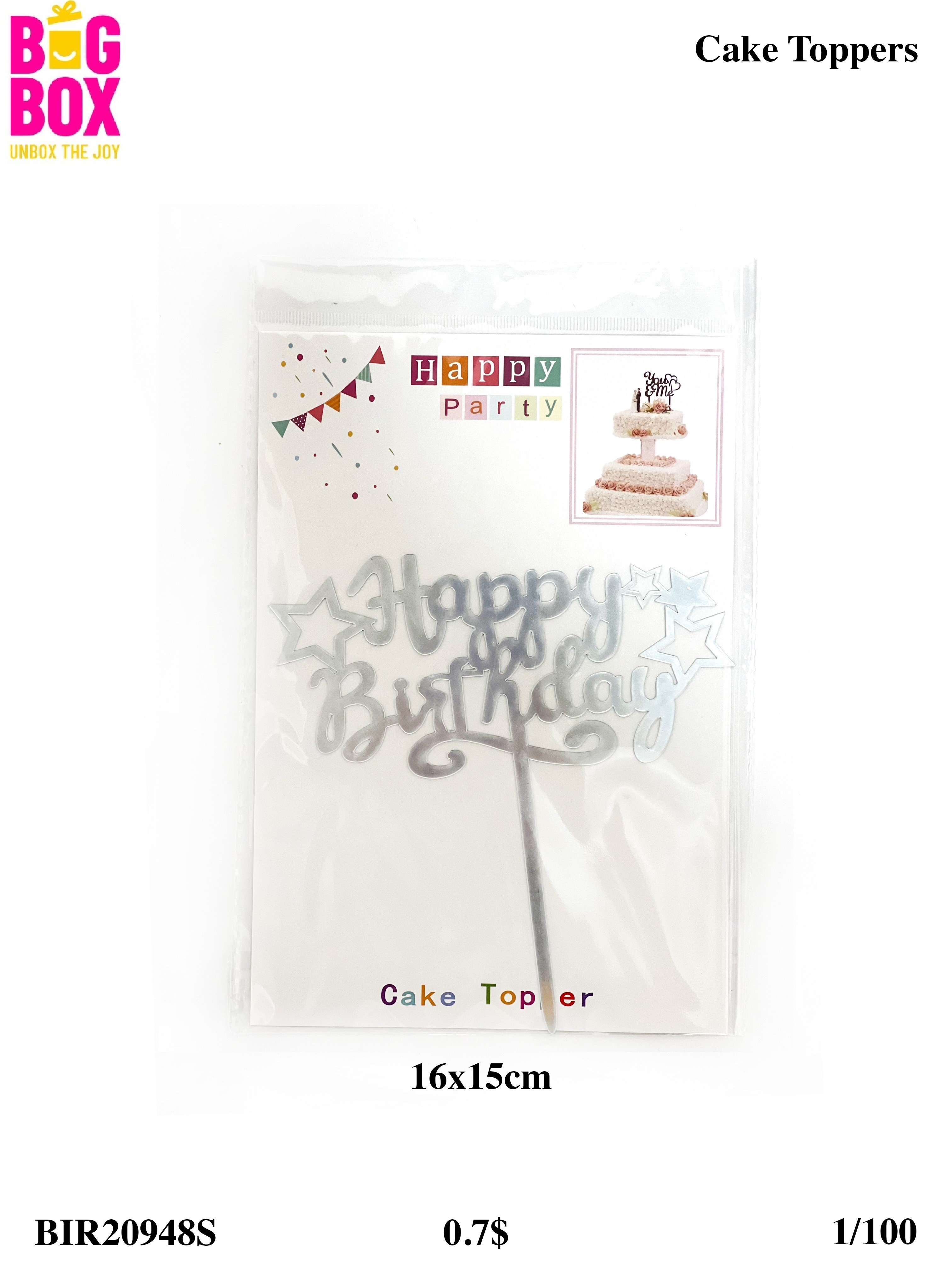Cake Toppers & Cutters BIR20948S
