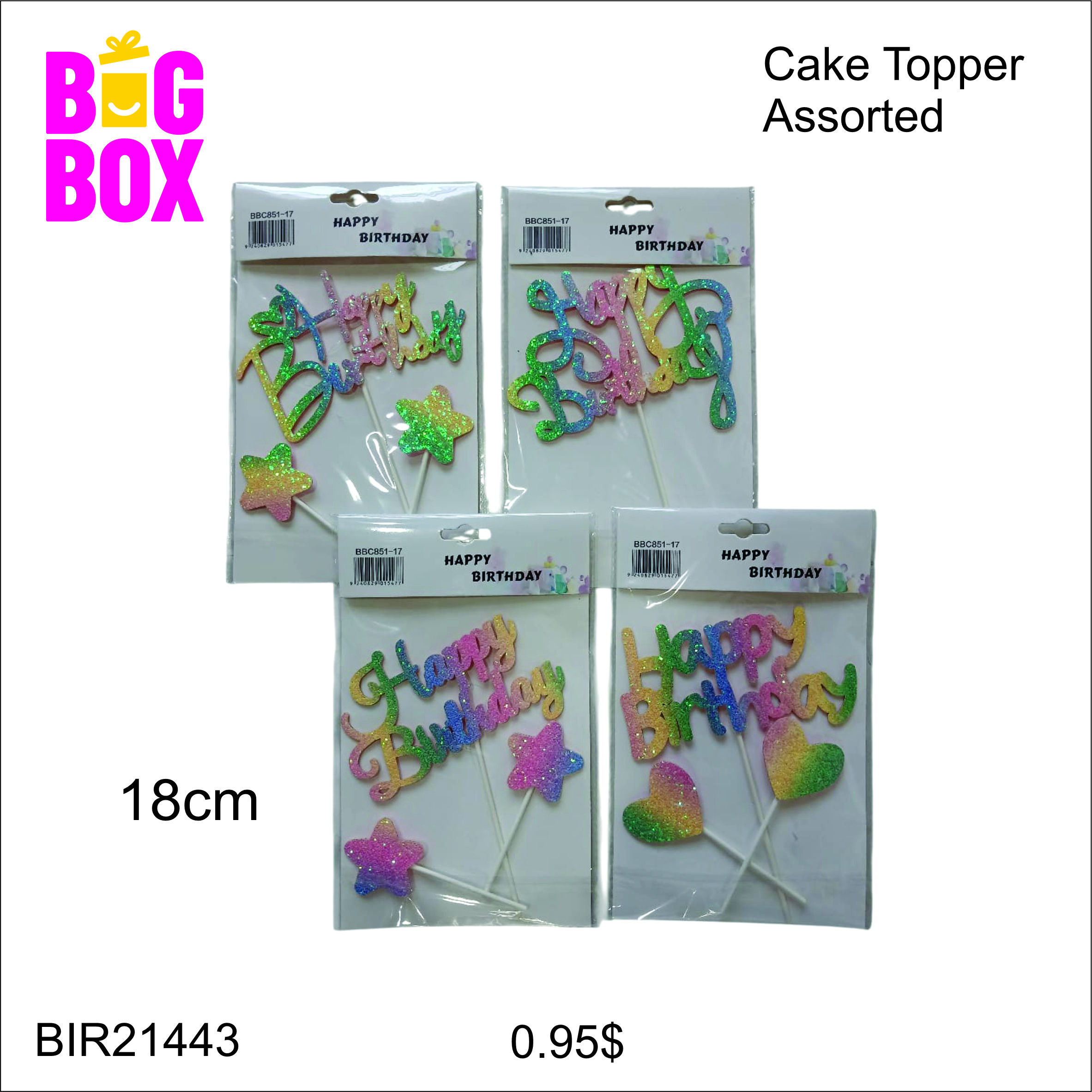Cake Toppers & Cutters BIR21443